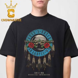 Guns N’ Roses Mystic Lake Amphitheater 2026 Tour Shakopee MN August 8th Unisex T-Shirt
