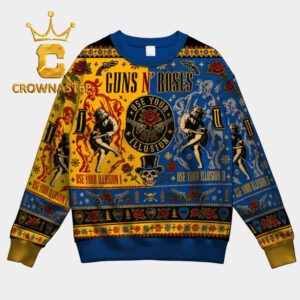 Guns N’ Roses Use Your Illusion Album I II Christmas Ugly Sweater