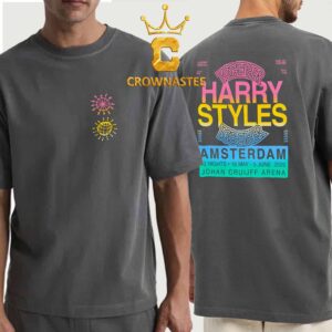 Harry Styles Amsterdam 2026 Tour Johan Cruijff Arena Two Sided T-Shirt