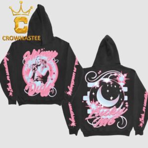 Hilary Duff Airbrush All Over Print Hoodie