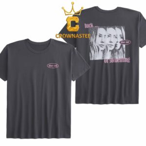 Hilary Duff Hollister Luck Of Something Graphic Two Sided T-Shirt