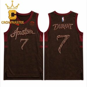 Houston Rockets x Travis Scott Kevin Durant Cacttus Jack Basketball Jersey