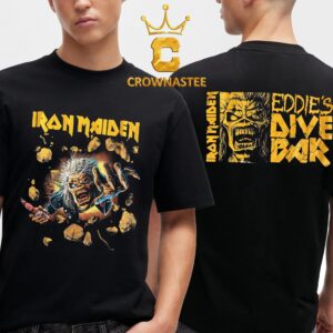 Iron Maiden 2026 Tour Eddie Dive Bar Run For Your Lives Two Sided T-Shirt