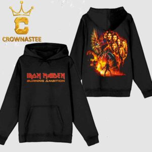 Iron Maiden Burning Ambition Two Sided Hoodie
