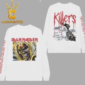 Iron Maiden Killers 45 Axe All Over Print Longsleeve Tee