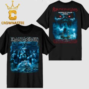 Iron Maiden Powerslave Mariner 2026 Run For Your Lives Tour Two Sided T-Shirt