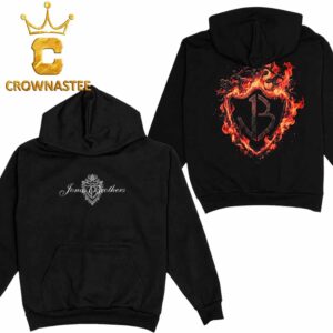 Jonas Brothers Flames 2026 The Burning Up Tour Two Sided Hoodie