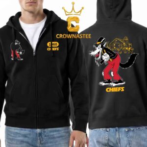 Kansas City Chiefs Big Bad Wolf Disney x Champion NFL All-Star Zip Hoodie