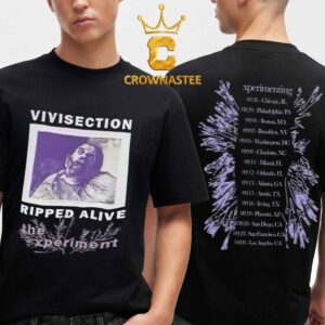 Ken Carson 2026 Tour Xperiment Vivisecttion Ripped Alive Two Sided T-Shirt Long Sleeve