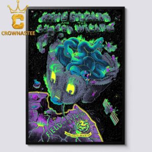 King Gizzard And The Lizard Wizard Field Of Vision 2026 Buena Vista CO August 14th 16th Green Version Home Decor Poster Canvas
