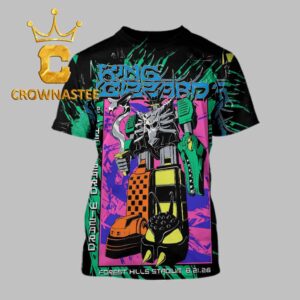 King Gizzard And The Lizard Wizard Forest Hills Stadium 2026 Queens New York August 20th All Over Print T-Shirt