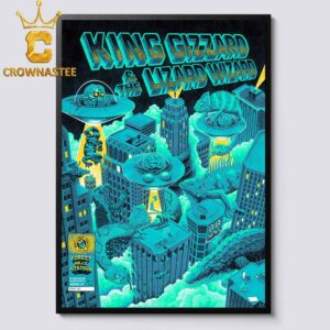 King Gizzard And The Lizard Wizard Forest Hills Stadium 2026 Tour New York August 20 21 Home Decor Poster Canvas