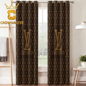 Louis Vuitton Big Logo Monogram Home Window Curtain