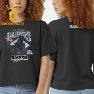 Las Vegas Raiders Darth Vader Disney x Champion NFL Two Sided T-Shirt