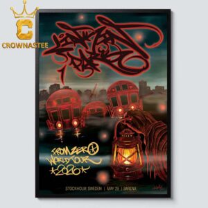 Linkin Park 3Arena 2026 Stockholm Sweden May 29th Home Decor Poster Canvas