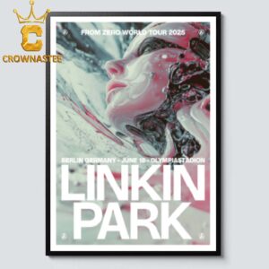 Linkin Park Berlin 2025 Olympiastadion Germany On June 18th Home Decor Poster Canvas