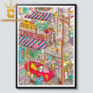 Linkin Park Boston 2025 TD Garden MA On July 31st From Zero Tour Home Decor Poster Canvas