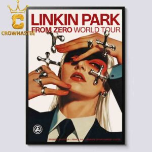 Linkin Park Brisbane Entertainment Center 2026 Boondall Australia March 3rd 5th Home Decor Poster Canvas