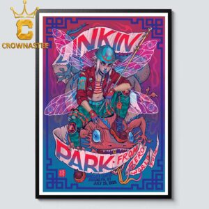 Linkin Park Brooklyn 2025 Barclay Center NY On August 29th From Zero Tour Home Decor Poster Canvas