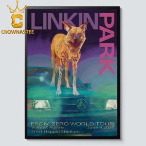 Linkin Park Ernst Happel Stadium 2026 Vienna Austria June 9th Home Decor Poster Canvas