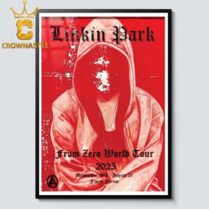 Linkin Park Milwaukee 2025 Fiserv Forum WI On August 25th From Zero Tour Home Decor Poster Canvas
