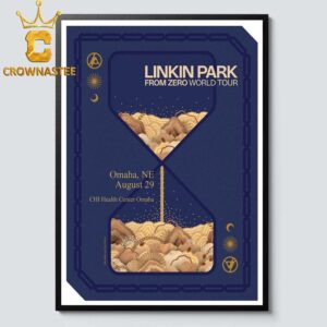Linkin Park Omaha 2025 CHI Health Center NE On August 27th From Zero Tour Home Decor Poster Canvas