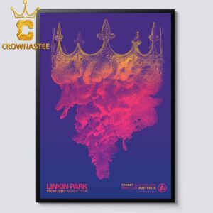 Linkin Park Qudos Bank Arena 2026 Tour Sydney March 15th Home Decor Poster Canvas