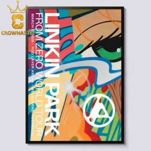 Linkin Park Rod Laver Arena 2026 Melbourne Victoria Australia March 8th 10th Home Decor Poster Canvas