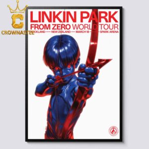 Linkin Park Spark Arena 2026 Auckland New Zealand March 18th Home Decor Poster Canvas