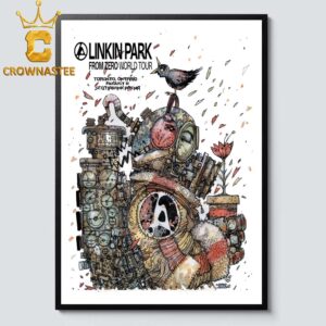 Linkin Park Toronto 2025 Scotiabank Arena On August 8th From Zero Tour Home Decor Poster Canvas