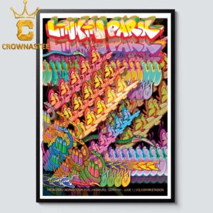 Linkin Park  Volkspark Stadion 2026 Hamburg Germany June 3rd Home Decor Poster Canvas