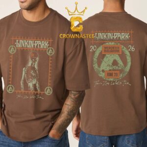 Linkin Park Werchter Parklife 2026 Tour Werchter Belgium June 28th Two Sided T-Shirt