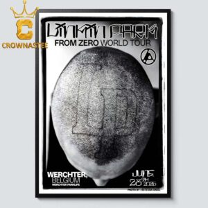 Linkin Park Werchter Parklife Festival 2026 Belgium June 28th Home Decor Poster Canvas
