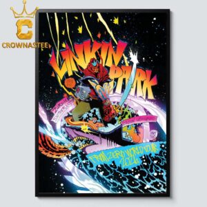 Linkin Park Zurich 2026 Stadion Letzigrund Switzerland June 30th Home Decor Poster Canvas