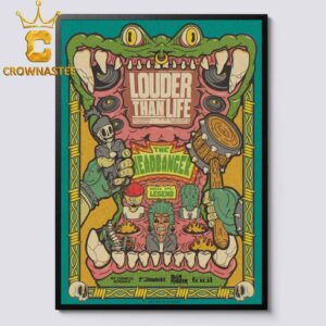 Louder Than Life 2026 Louisville KY September 17 18 19 20 Home Decor Poster Canvas