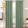 Louis Vuitton Big Logo Luxury Monogram Navy White Pattern Home Decor Window Curtain