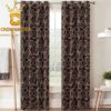 Louis Vuitton Big Logo Luxury Monogram Red White Pattern Home Decor Window Curtain Louis Vuitton Big Logo Luxury Monogram Red White Pattern Home Decor Window Curtain