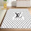 Louis Vuitton Big Pattern Monogram Pink Luxury Home Decor Area Rug Carpet Doormat