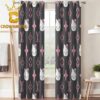 Louis Vuitton Big Logo Monogram Home Window Curtain