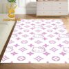 Louis Vuitton Hello Kitty White Pattern Monogram Luxury Home Decor Area Rug Carpet Doormat Louis Vuitton Hello Kitty White Pattern Monogram Luxury Home Decor Area Rug Carpet Doormat