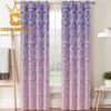 Louis Vuitton Pink Luxury Monogram Pattern Home Decor Window Curtain