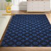 Louis Vuitton Pattern Monogram Big Logo Luxury Home Decor Area Rug Carpet Doormat