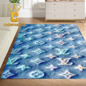 Louis Vuitton Pattern Monogram Colorful Luxury Home Decor Area Rug Carpet Doormat