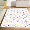 Louis Vuitton Pattern Monogram Luxury Home Decor Area Rug Carpet