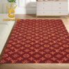 Louis Vuitton Pattern Monogram Signature Luxury Area Rug Carpet Doormat