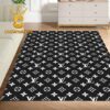Louis Vuitton Pink Pattern Luxury Home Decor Area Rug Carpet Doormat