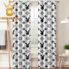 Louis Vuitton Luxury Monogram Pink Window Curtain
