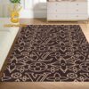 Louis Vuitton Supreme Pattern Monogram Luxury Home Decor Area Rug Carpet Doormat