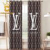 Louis Vuitton Luxury Monogram Sky Pattern Home Decor Window Curtain