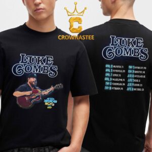 Luke Combs 2027 Tour Dates My Kinda Saturday Night Two Sided T-Shirt